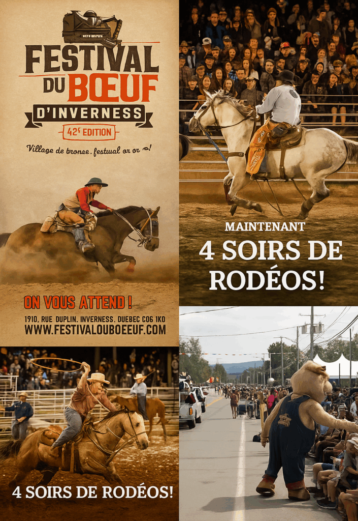 Rodéo au Festival du Bœuf d’Inverness 2025